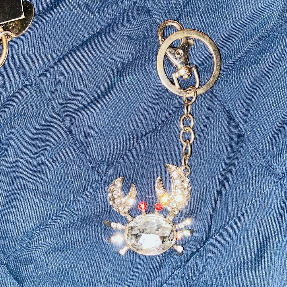 Crystal Crab Keychain